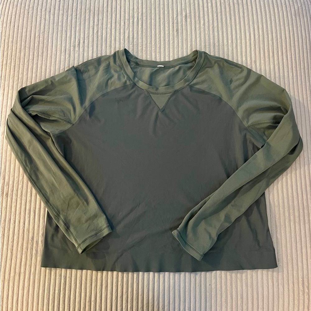 Lululemon Swiftly Tech Long Sleeve Relaxed Fit Sage Green Army Green